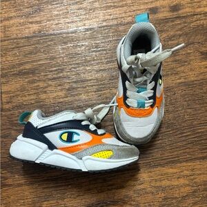 Champion Orange and White Sneakers for toddler